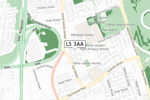 L5 3AA map - large scale - OS Open Zoomstack (Ordnance Survey) L5 3AA map - large scale - OS Open Zoomstack (Ordnance Survey)