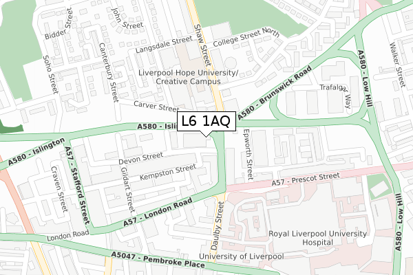 L6 1AQ map - large scale - OS Open Zoomstack (Ordnance Survey) L6 1AQ map - large scale - OS Open Zoomstack (Ordnance Survey)