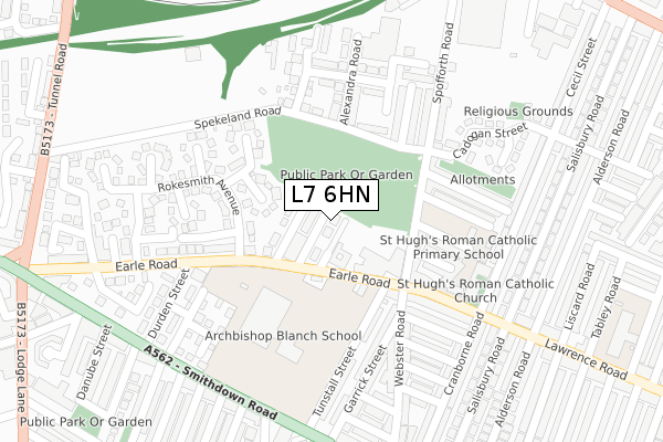 L7 6HN map - large scale - OS Open Zoomstack (Ordnance Survey) L7 6HN map - large scale - OS Open Zoomstack (Ordnance Survey)
