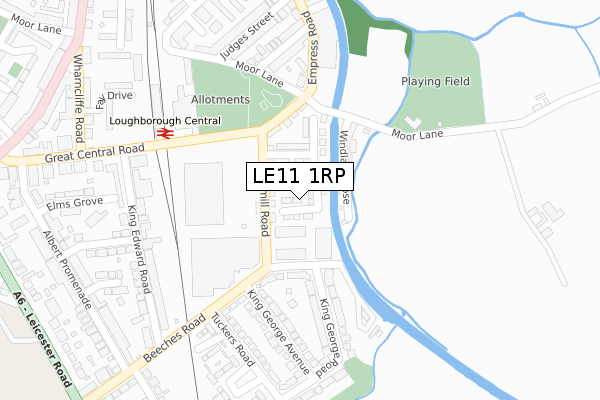 LE11 1RP map - large scale - OS Open Zoomstack (Ordnance Survey) LE11 1RP map - large scale - OS Open Zoomstack (Ordnance Survey)