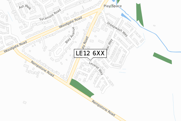LE12 6XX map - large scale - OS Open Zoomstack (Ordnance Survey) LE12 6XX map - large scale - OS Open Zoomstack (Ordnance Survey)