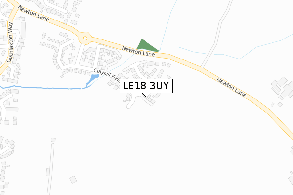 LE18 3UY map - large scale - OS Open Zoomstack (Ordnance Survey) LE18 3UY map - large scale - OS Open Zoomstack (Ordnance Survey)