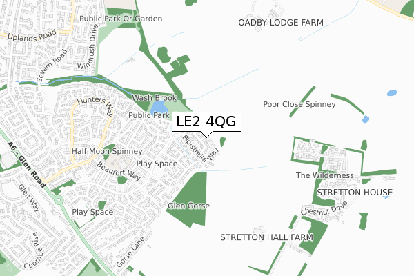 LE2 4QG map - small scale - OS Open Zoomstack (Ordnance Survey) LE2 4QG map - small scale - OS Open Zoomstack (Ordnance Survey)