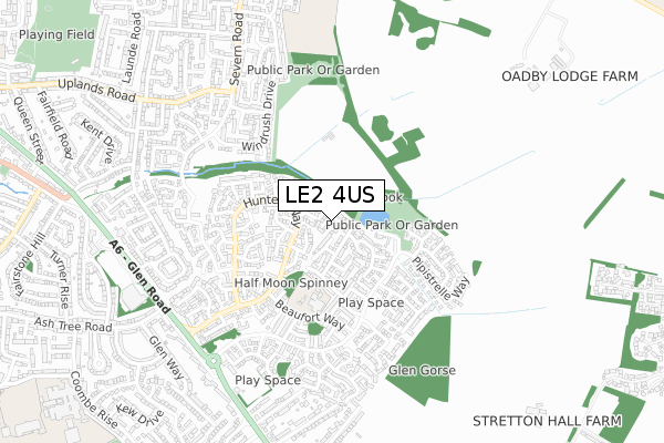 LE2 4US map - small scale - OS Open Zoomstack (Ordnance Survey) LE2 4US map - small scale - OS Open Zoomstack (Ordnance Survey)