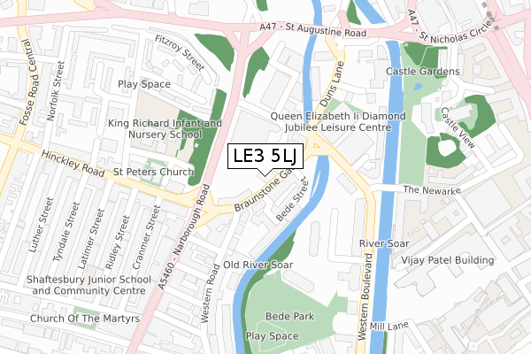 LE3 5LJ map - large scale - OS Open Zoomstack (Ordnance Survey) LE3 5LJ map - large scale - OS Open Zoomstack (Ordnance Survey)