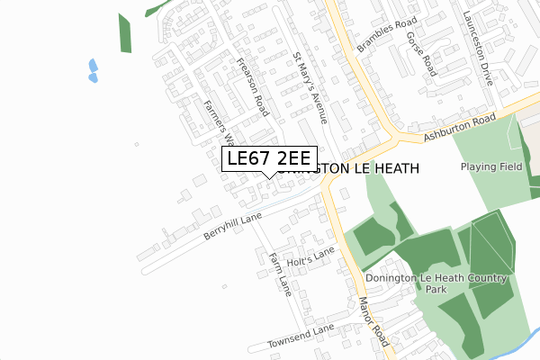 LE67 2EE map - large scale - OS Open Zoomstack (Ordnance Survey) LE67 2EE map - large scale - OS Open Zoomstack (Ordnance Survey)