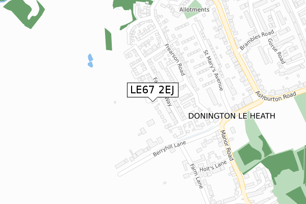 LE67 2EJ map - large scale - OS Open Zoomstack (Ordnance Survey) LE67 2EJ map - large scale - OS Open Zoomstack (Ordnance Survey)