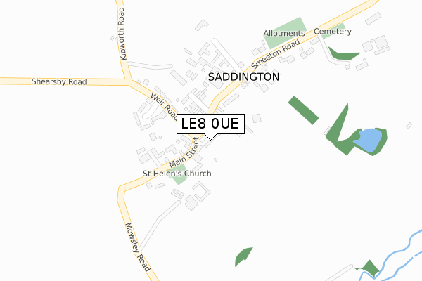 LE8 0UE map - large scale - OS Open Zoomstack (Ordnance Survey) LE8 0UE map - large scale - OS Open Zoomstack (Ordnance Survey)