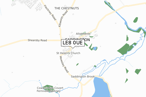 LE8 0UE map - small scale - OS Open Zoomstack (Ordnance Survey) LE8 0UE map - small scale - OS Open Zoomstack (Ordnance Survey)