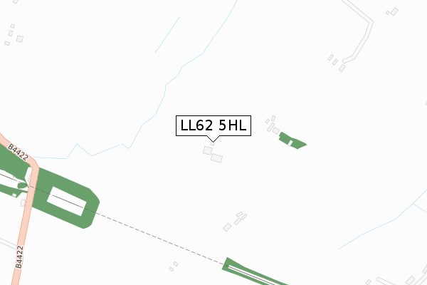 LL62 5HL map - large scale - OS Open Zoomstack (Ordnance Survey) LL62 5HL map - large scale - OS Open Zoomstack (Ordnance Survey)