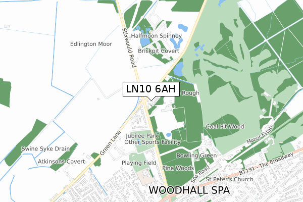LN10 6AH map - small scale - OS Open Zoomstack (Ordnance Survey) LN10 6AH map - small scale - OS Open Zoomstack (Ordnance Survey)