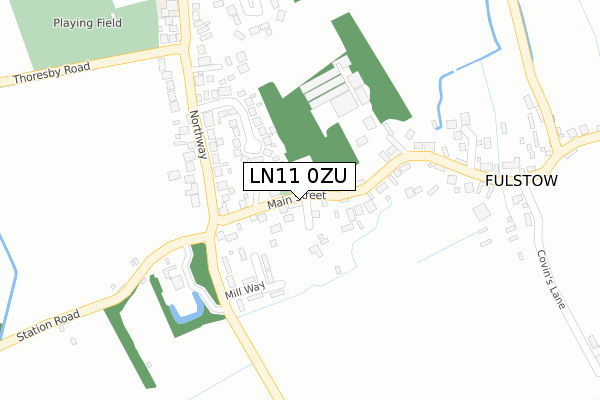 LN11 0ZU map - large scale - OS Open Zoomstack (Ordnance Survey) LN11 0ZU map - large scale - OS Open Zoomstack (Ordnance Survey)