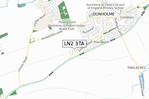 LN2 3TA map - small scale - OS Open Zoomstack (Ordnance Survey) LN2 3TA map - small scale - OS Open Zoomstack (Ordnance Survey)