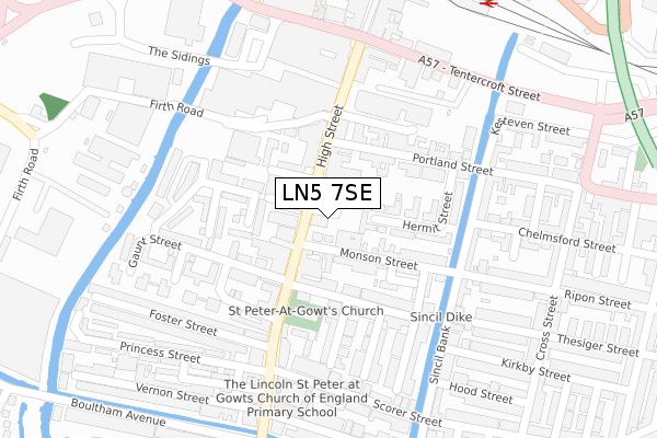 LN5 7SE map - large scale - OS Open Zoomstack (Ordnance Survey) LN5 7SE map - large scale - OS Open Zoomstack (Ordnance Survey)