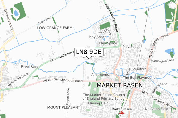LN8 9DE map - small scale - OS Open Zoomstack (Ordnance Survey) LN8 9DE map - small scale - OS Open Zoomstack (Ordnance Survey)