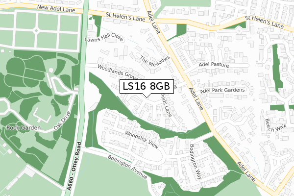 LS16 8GB map - large scale - OS Open Zoomstack (Ordnance Survey)