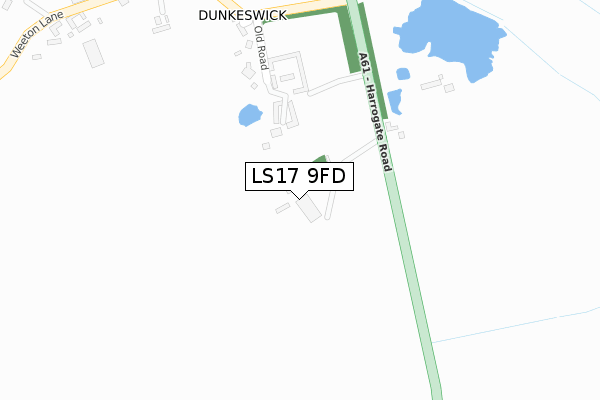 LS17 9FD map - large scale - OS Open Zoomstack (Ordnance Survey) LS17 9FD map - large scale - OS Open Zoomstack (Ordnance Survey)