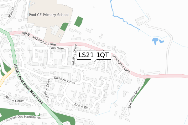LS21 1QT maps, stats, and open data