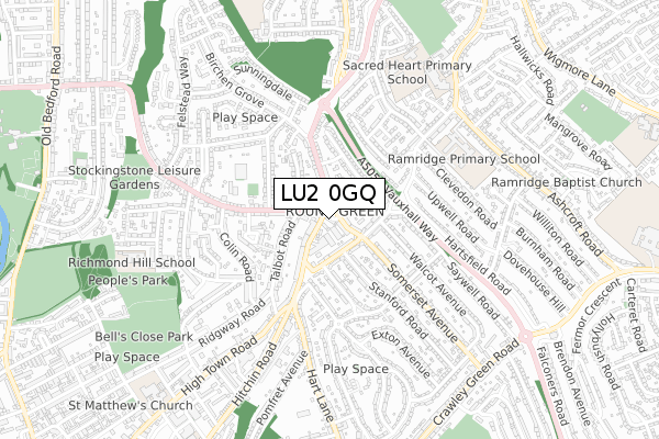 LU2 0GQ maps, stats, and open data