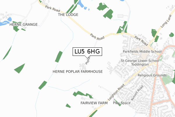 LU5 6HG map - small scale - OS Open Zoomstack (Ordnance Survey) LU5 6HG map - small scale - OS Open Zoomstack (Ordnance Survey)
