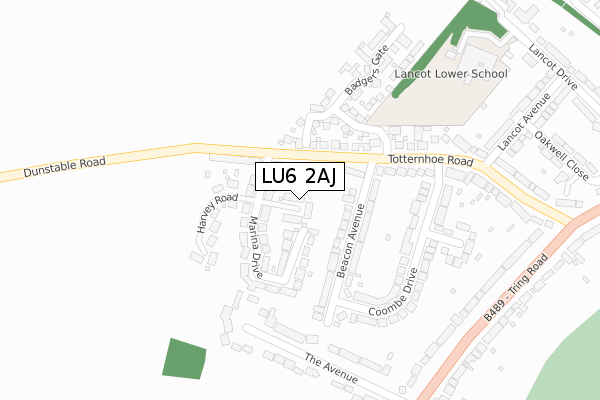 LU6 2AJ map - large scale - OS Open Zoomstack (Ordnance Survey) LU6 2AJ map - large scale - OS Open Zoomstack (Ordnance Survey)