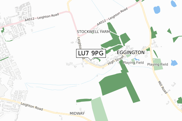 LU7 9PG map - small scale - OS Open Zoomstack (Ordnance Survey) LU7 9PG map - small scale - OS Open Zoomstack (Ordnance Survey)