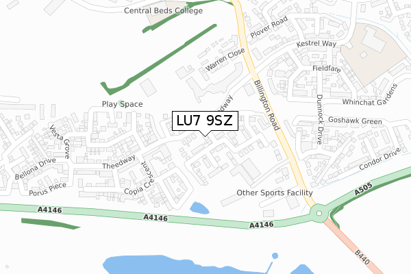 LU7 9SZ map - large scale - OS Open Zoomstack (Ordnance Survey) LU7 9SZ map - large scale - OS Open Zoomstack (Ordnance Survey)