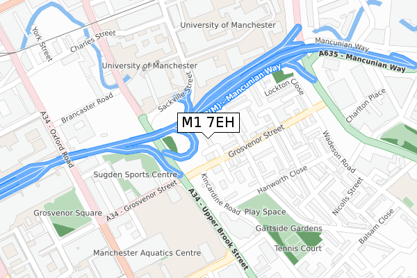 M1 7EH map - large scale - OS Open Zoomstack (Ordnance Survey) M1 7EH map - large scale - OS Open Zoomstack (Ordnance Survey)