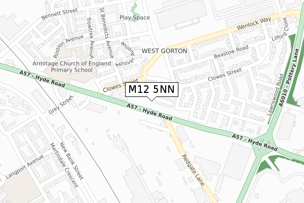 M12 5NN map - large scale - OS Open Zoomstack (Ordnance Survey) M12 5NN map - large scale - OS Open Zoomstack (Ordnance Survey)
