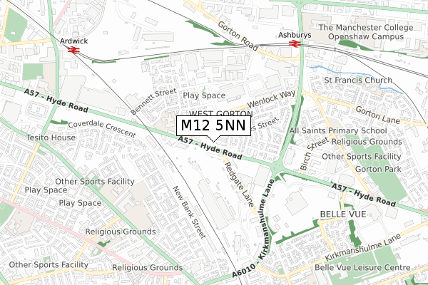 M12 5NN map - small scale - OS Open Zoomstack (Ordnance Survey) M12 5NN map - small scale - OS Open Zoomstack (Ordnance Survey)