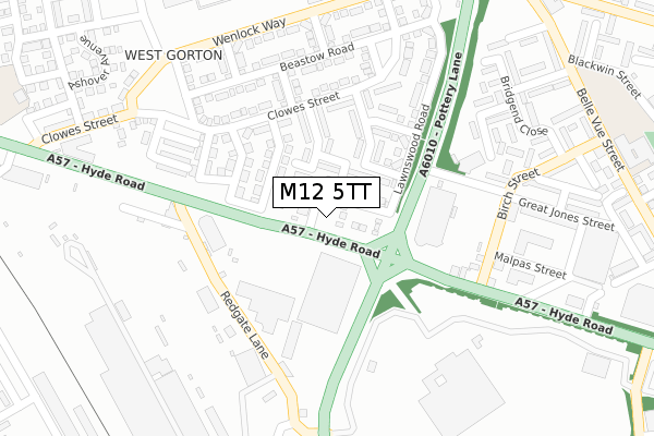 M12 5TT map - large scale - OS Open Zoomstack (Ordnance Survey) M12 5TT map - large scale - OS Open Zoomstack (Ordnance Survey)