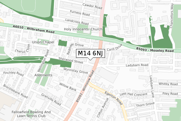 M14 6NJ map - large scale - OS Open Zoomstack (Ordnance Survey) M14 6NJ map - large scale - OS Open Zoomstack (Ordnance Survey)