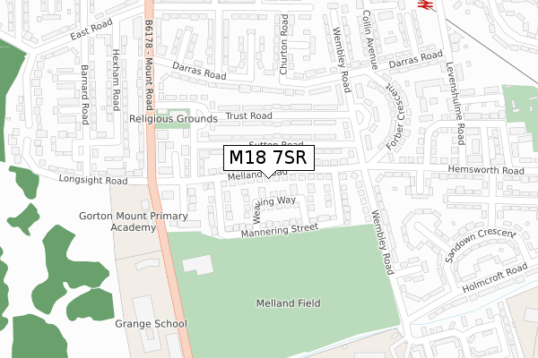 M18 7SR maps, stats, and open data