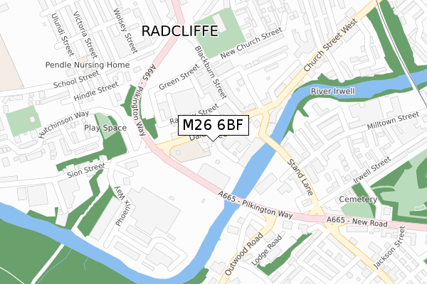 M26 6BF map - large scale - OS Open Zoomstack (Ordnance Survey) M26 6BF map - large scale - OS Open Zoomstack (Ordnance Survey)