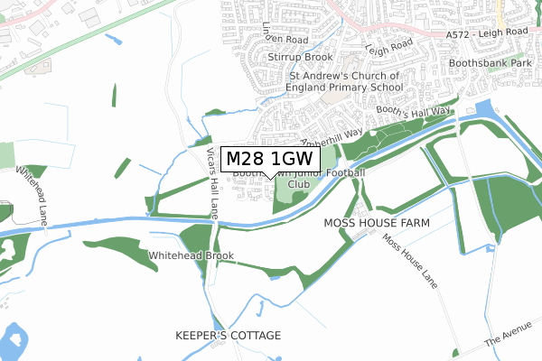 M28 1GW map - small scale - OS Open Zoomstack (Ordnance Survey) M28 1GW map - small scale - OS Open Zoomstack (Ordnance Survey)