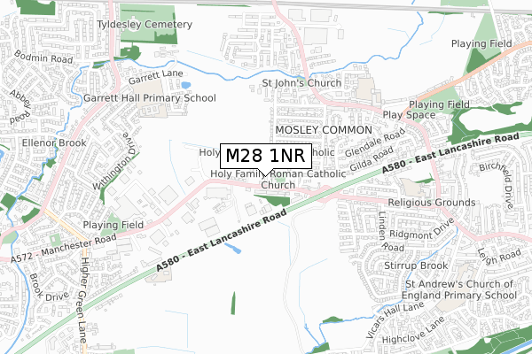 M28 1NR map - small scale - OS Open Zoomstack (Ordnance Survey) M28 1NR map - small scale - OS Open Zoomstack (Ordnance Survey)