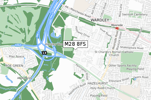 M28 8FS map - small scale - OS Open Zoomstack (Ordnance Survey) M28 8FS map - small scale - OS Open Zoomstack (Ordnance Survey)