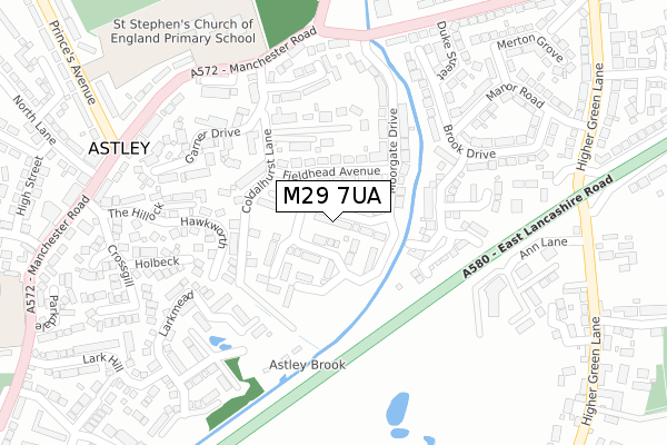 M29 7UA map - large scale - OS Open Zoomstack (Ordnance Survey) M29 7UA map - large scale - OS Open Zoomstack (Ordnance Survey)