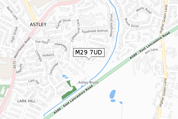 M29 7UD map - large scale - OS Open Zoomstack (Ordnance Survey) M29 7UD map - large scale - OS Open Zoomstack (Ordnance Survey)