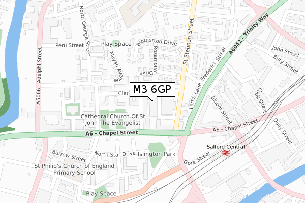 M3 6GP map - large scale - OS Open Zoomstack (Ordnance Survey) M3 6GP map - large scale - OS Open Zoomstack (Ordnance Survey)