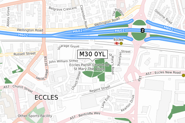 M30 0YL map - large scale - OS Open Zoomstack (Ordnance Survey) M30 0YL map - large scale - OS Open Zoomstack (Ordnance Survey)