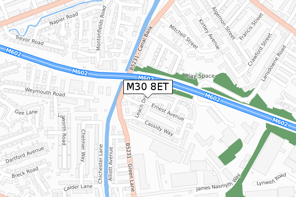 M30 8ET map - large scale - OS Open Zoomstack (Ordnance Survey) M30 8ET map - large scale - OS Open Zoomstack (Ordnance Survey)