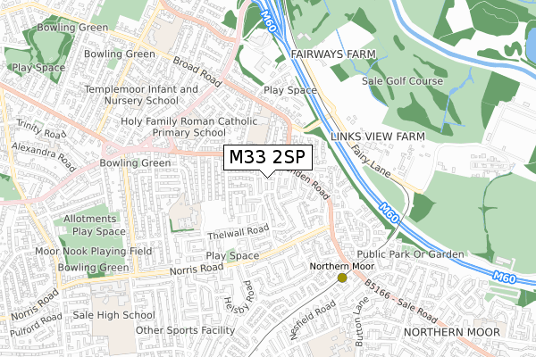 M33 2SP map - small scale - OS Open Zoomstack (Ordnance Survey)