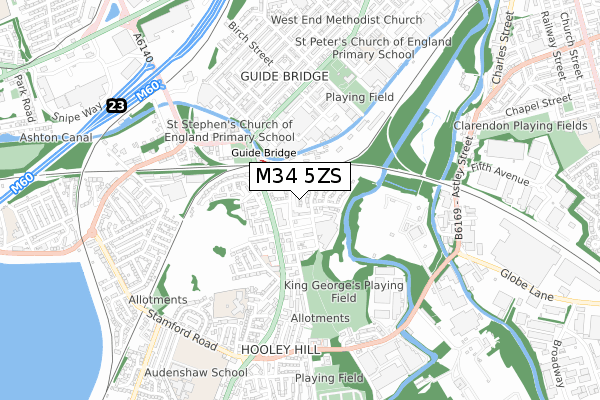M34 5ZS map - small scale - OS Open Zoomstack (Ordnance Survey) M34 5ZS map - small scale - OS Open Zoomstack (Ordnance Survey)