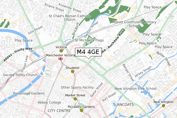 M4 4GE map - small scale - OS Open Zoomstack (Ordnance Survey) M4 4GE map - small scale - OS Open Zoomstack (Ordnance Survey)