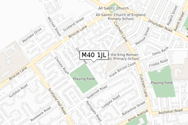 M40 1JL map - large scale - OS Open Zoomstack (Ordnance Survey) M40 1JL map - large scale - OS Open Zoomstack (Ordnance Survey)