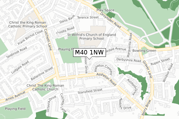 M40 1NW map - large scale - OS Open Zoomstack (Ordnance Survey) M40 1NW map - large scale - OS Open Zoomstack (Ordnance Survey)