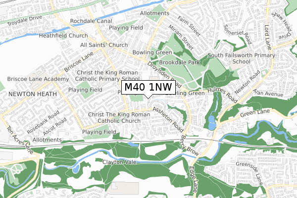 M40 1NW map - small scale - OS Open Zoomstack (Ordnance Survey) M40 1NW map - small scale - OS Open Zoomstack (Ordnance Survey)