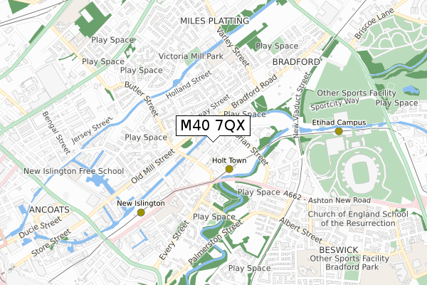 M40 7QX map - small scale - OS Open Zoomstack (Ordnance Survey) M40 7QX map - small scale - OS Open Zoomstack (Ordnance Survey)