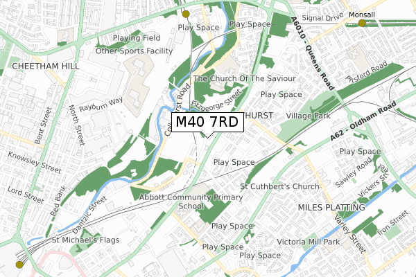M40 7RD map - small scale - OS Open Zoomstack (Ordnance Survey) M40 7RD map - small scale - OS Open Zoomstack (Ordnance Survey)